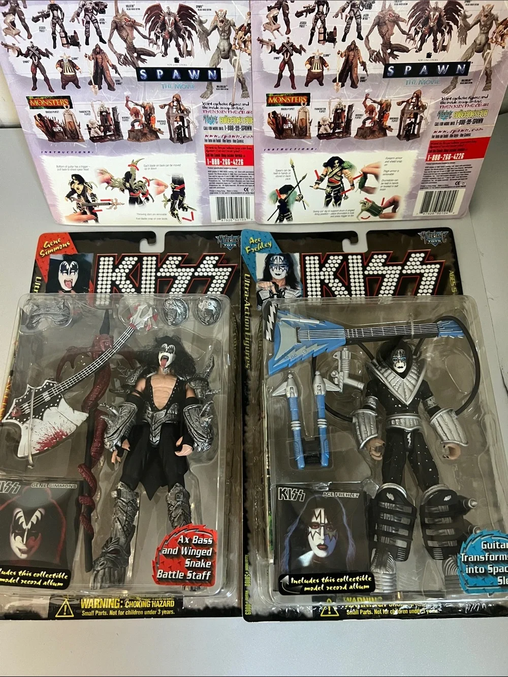 KISS Ultra Action Figures LP Set/4 Sealed/Mint 1997